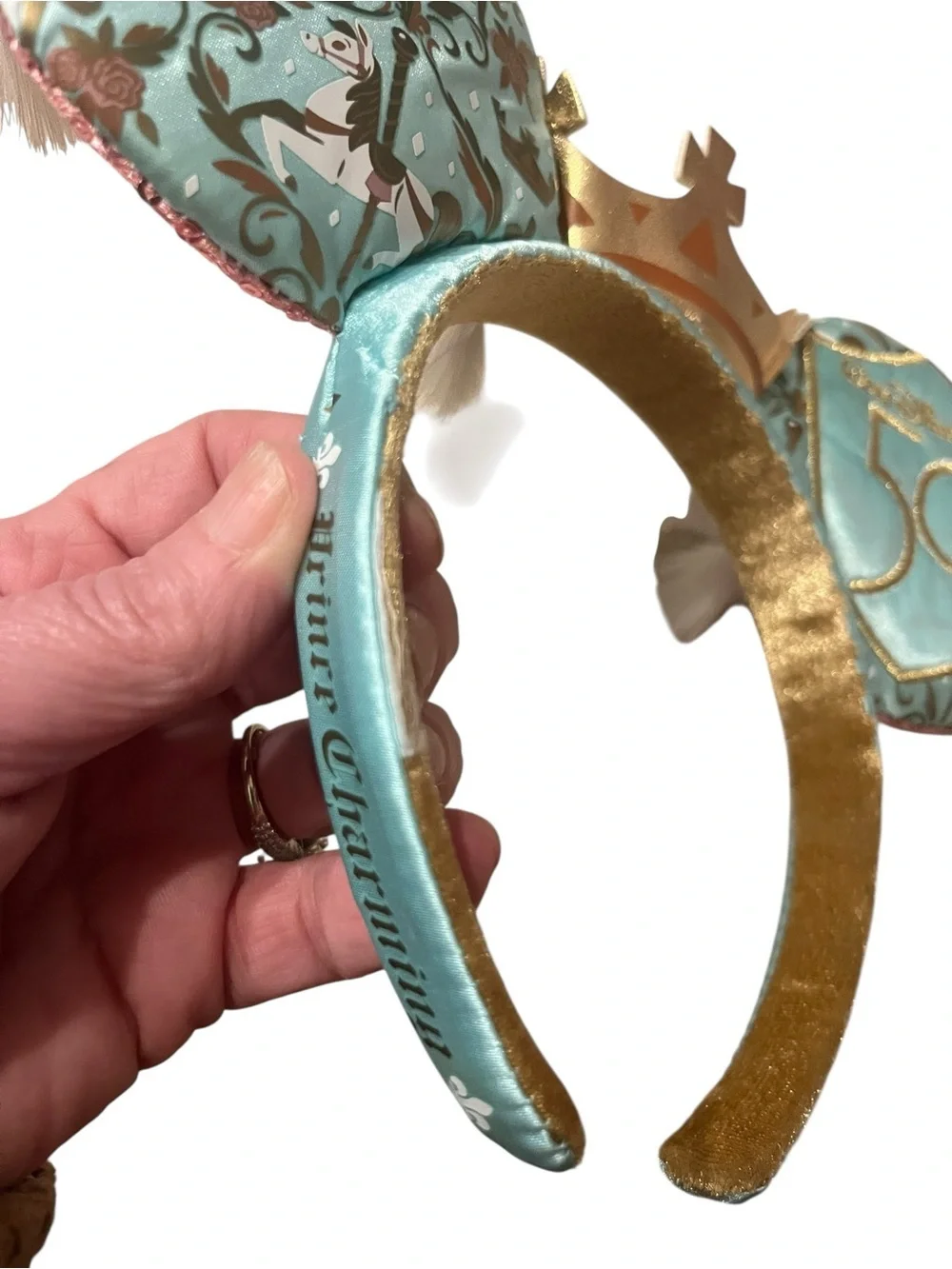 Disney Mickey Mouse The Main Attraction Ear Headband Charming Regal Carrousel